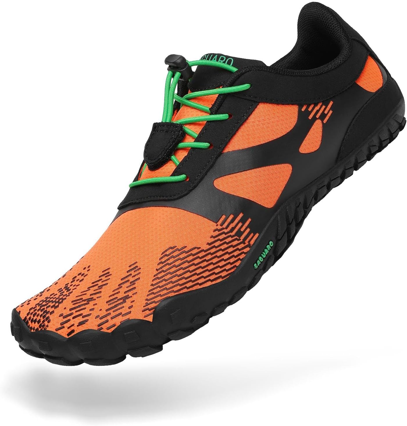 

SAGUARO Женские и мужские кроссовки для бега, минималистичные кроссовки для трейлраннинга, с широким носком и нулевым перепадом высоты подошвы, для кросс-тренинга на открытом воздухе, оранжевый