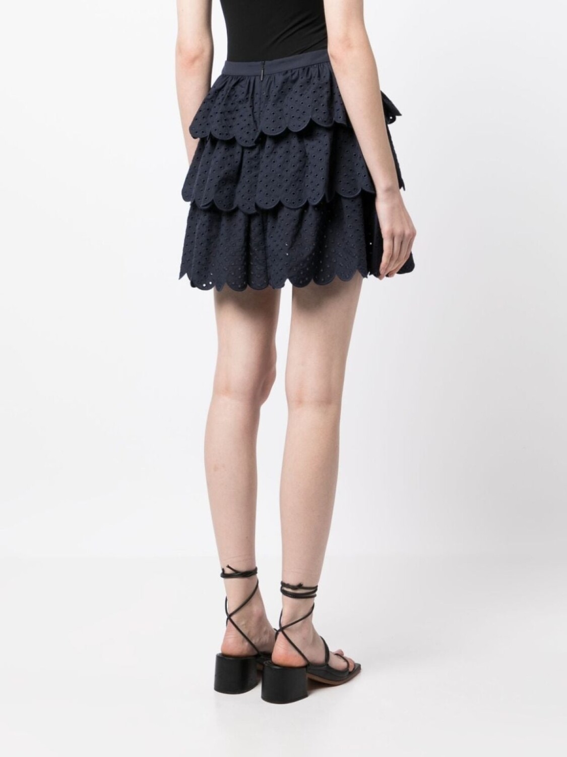 

Юбка Scallop с люверсами Jason Wu, синий
