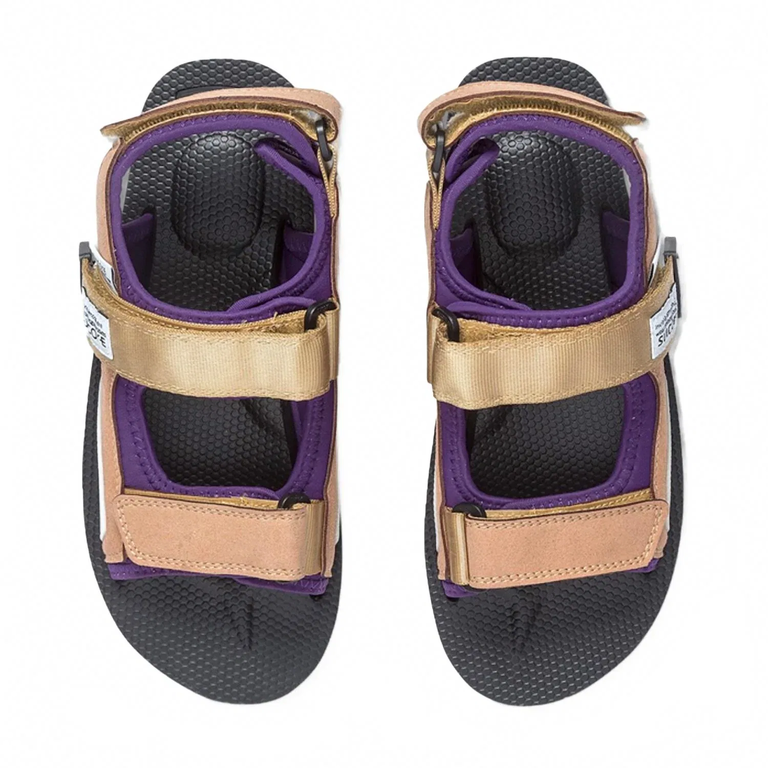 SUICOKE Мужские сандалии Was-V бежевого цвета — фото 3