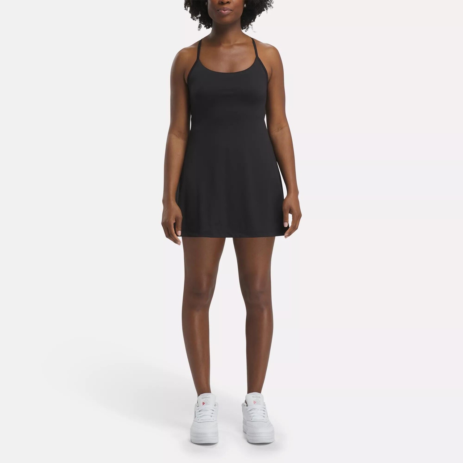 

Люксовое платье с бретелями Reebok, черный