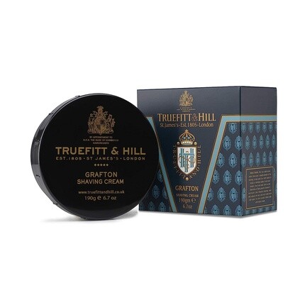 

Чаша для крема для бритья Плотное, но удобное бритье Grafton 6,7 унций, Truefitt & Hill