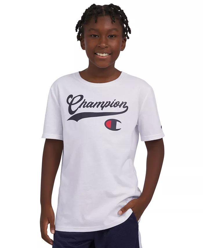 

Футболка с коротким рукавом и принтом Big Boys Champion, белый