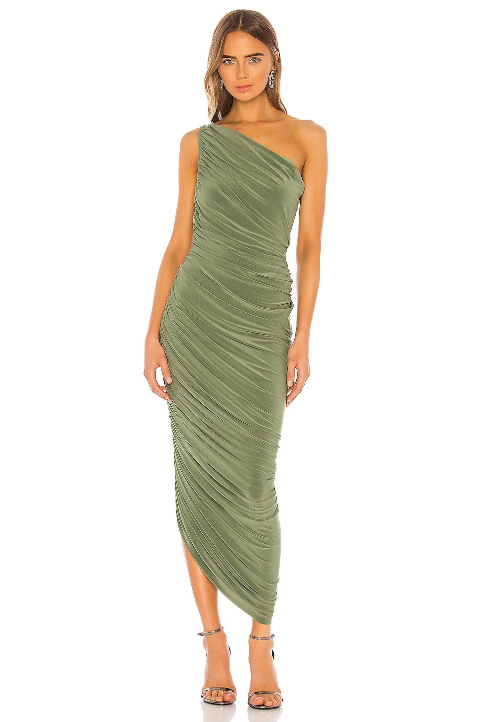 

Платье Norma Kamali Diana Gown, цвет Celadon