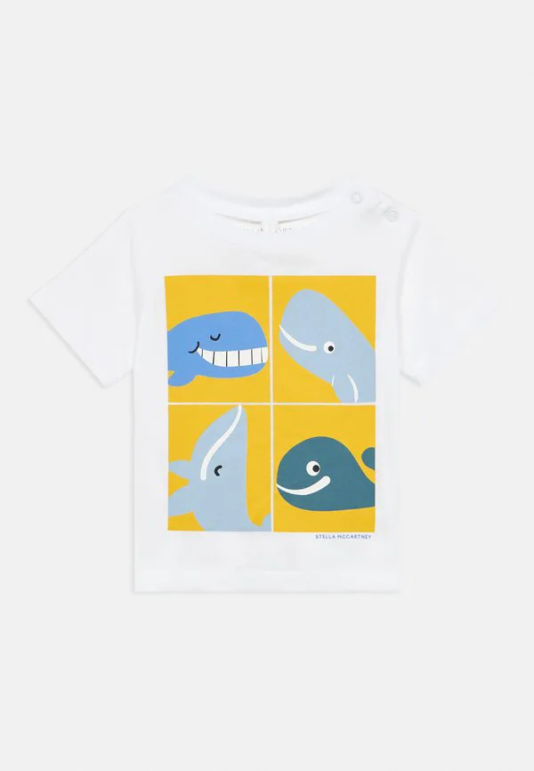 Футболка с детским принтом Stella Mccartney Kids, White