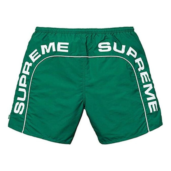 

Шорты ss18 arc logo water short green logo 'green white' Supreme, зеленый
