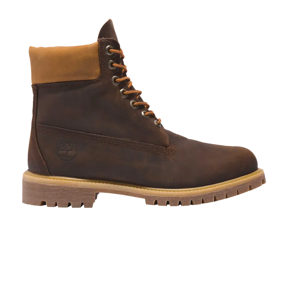 Ботинки Timberland Premium 6 Inch, темно-коричневый / коричневый