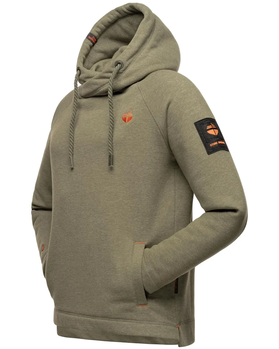 

Stone Harbour Hoodie "Caspian Sailor", спортивная толстовка с большими шнурами, зеленый