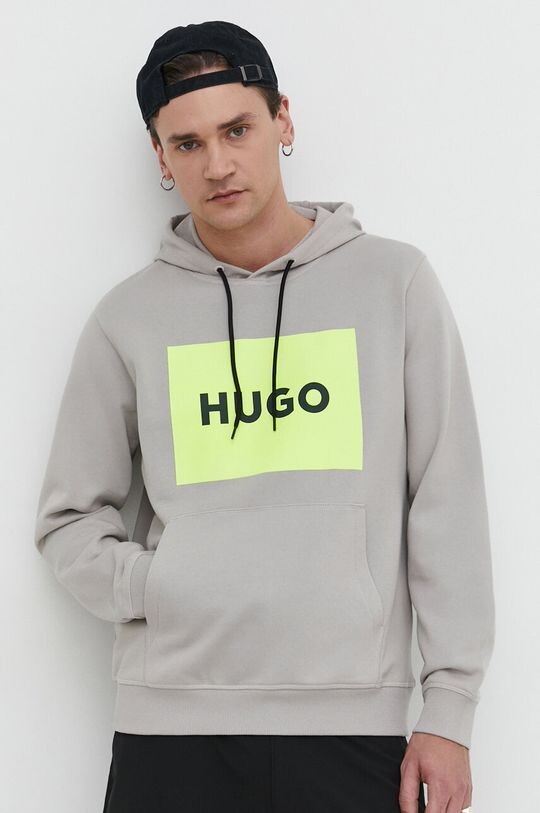 

Толстовка из хлопка Hugo, бежевый