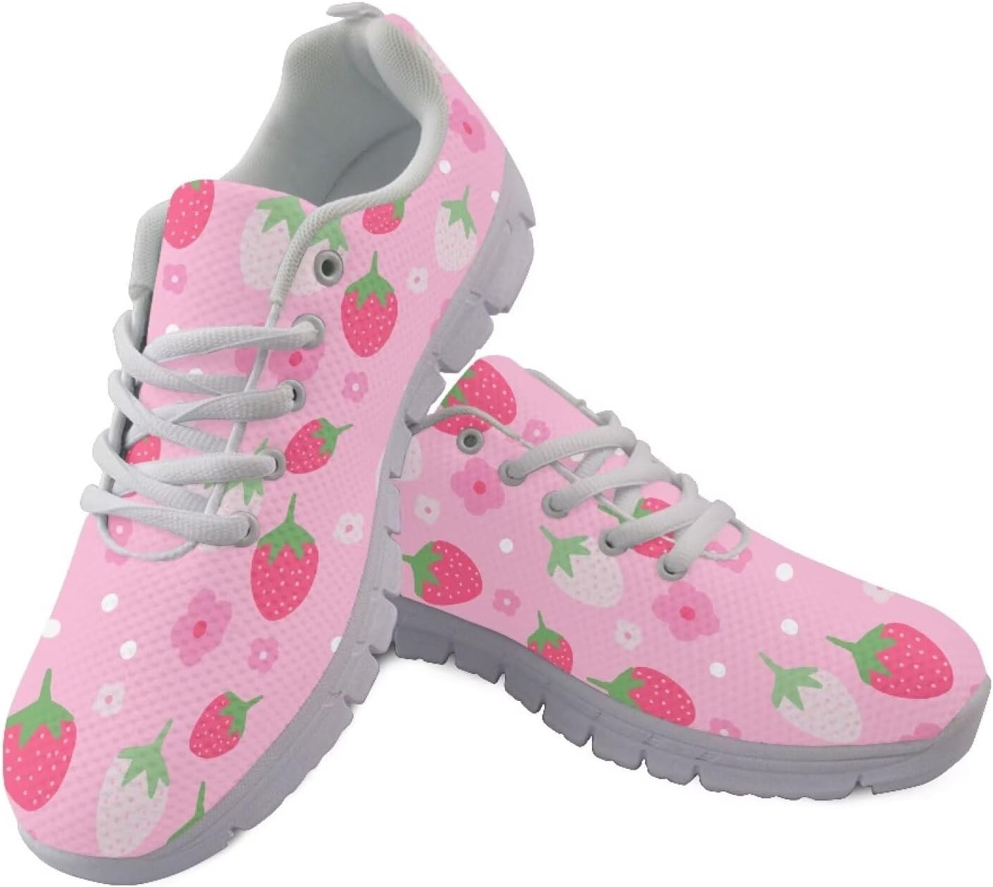 

Мужские кроссовки AmzPrint для походов, бега и ходьбы с принтом, Strawberries