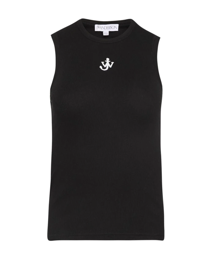 

Топ без рукавов с круглым вырезом It Jw Anderson, черный