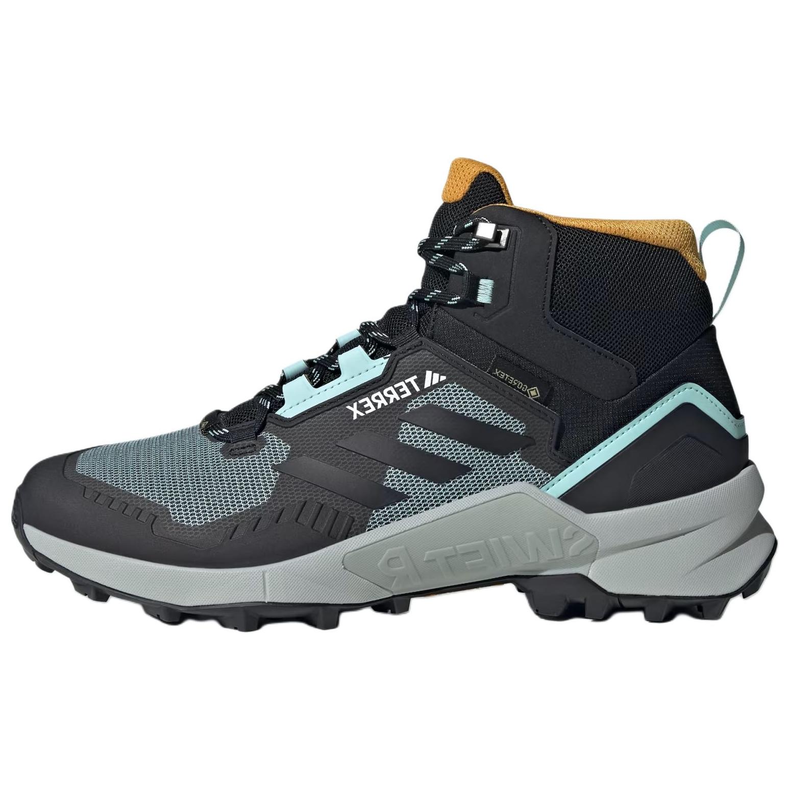 

Terrex Swift R3 Mid Gore-Tex Semi Flash Aqua Core Черный Предварительно Желтый Adidas