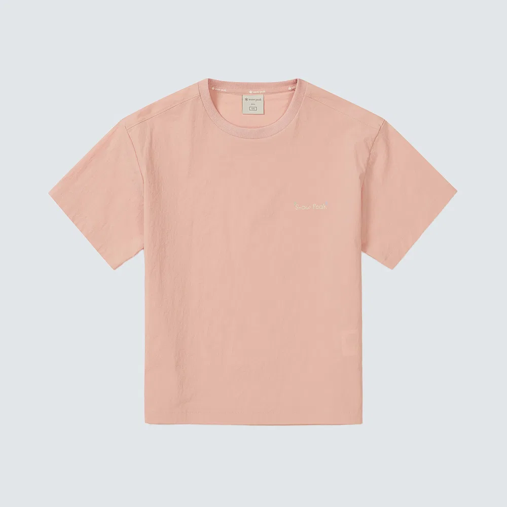 Детская охлаждающая футболка Snowpeak Apparel Kids Route, светло-розовая — фото 2