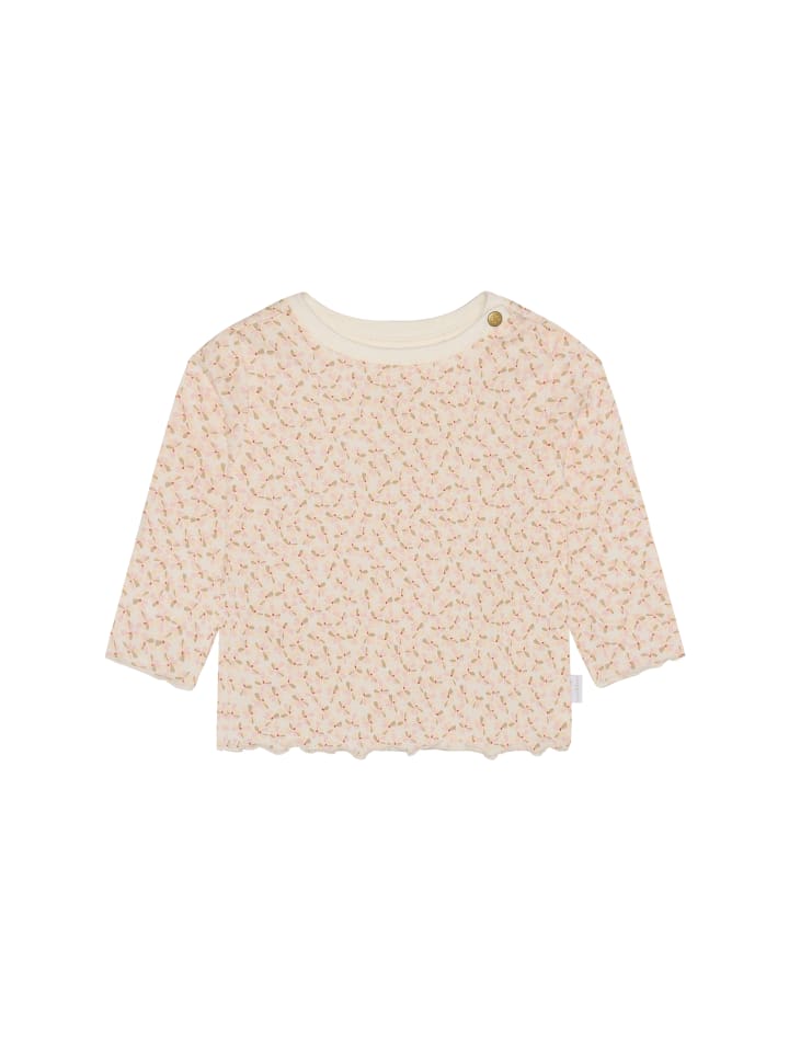 

Noppies Футболка с длинными рукавами и принтом по всей поверхности цвета "Цапля"