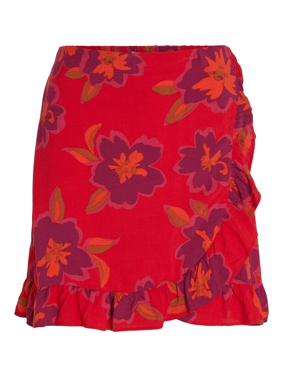 

Юбка Vila NAJA, цвет Fire Red/Light Red