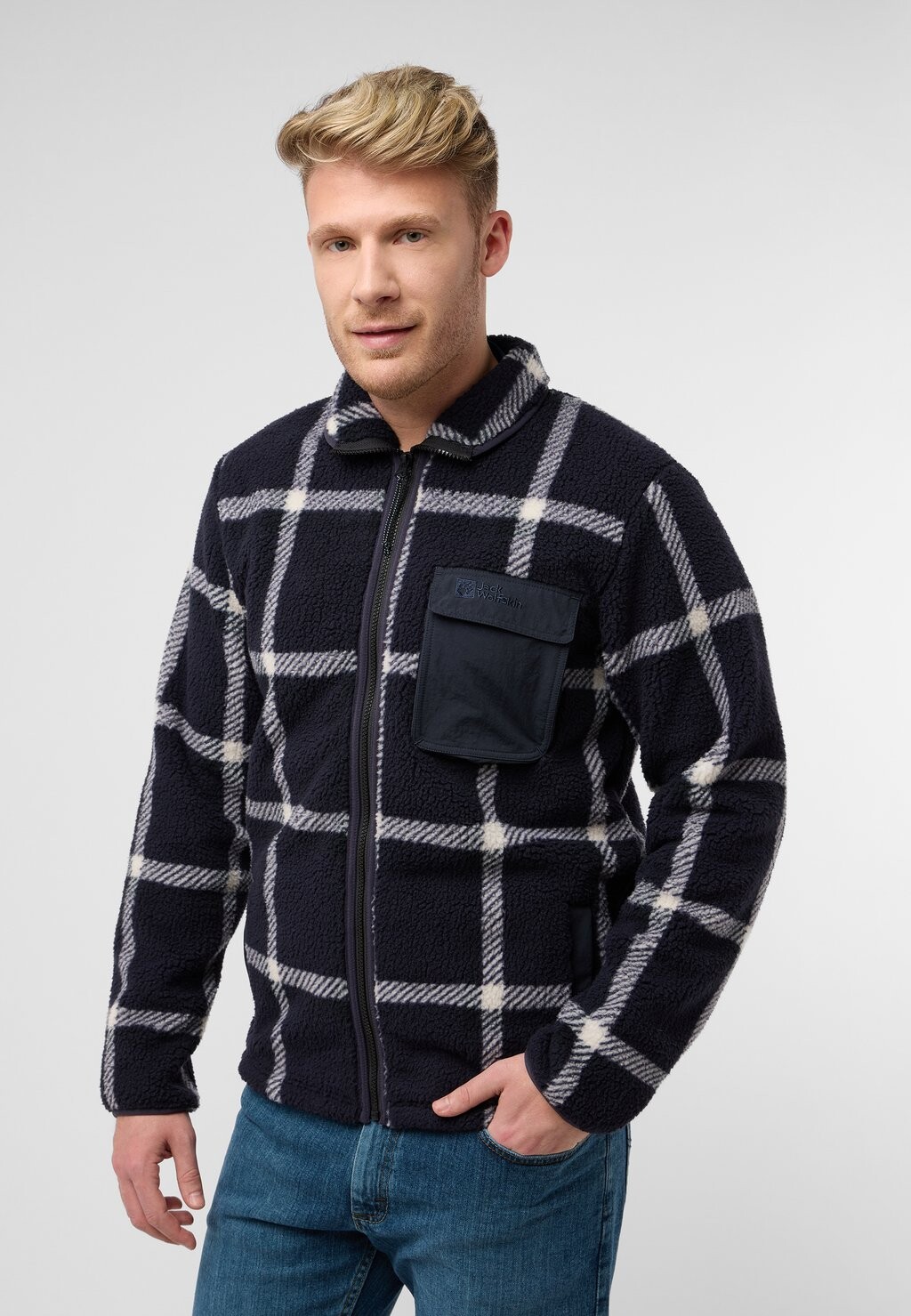 

Флисовая куртка Jack Wolfskin, темно-синий