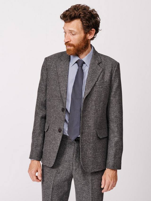 

Пиджак Pasmore из шерсти Aubin, Charcoal Flannel