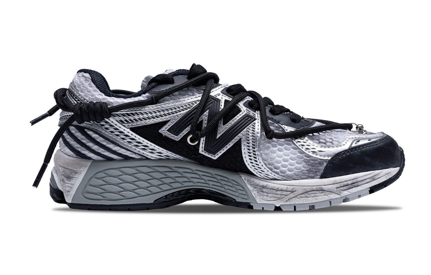 

Кроссовки NB 860 унисекс с низким верхом, черные/серые New Balance