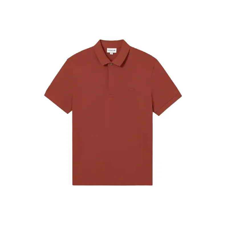 

LACOSTE Футболка-поло мужская темно-красная