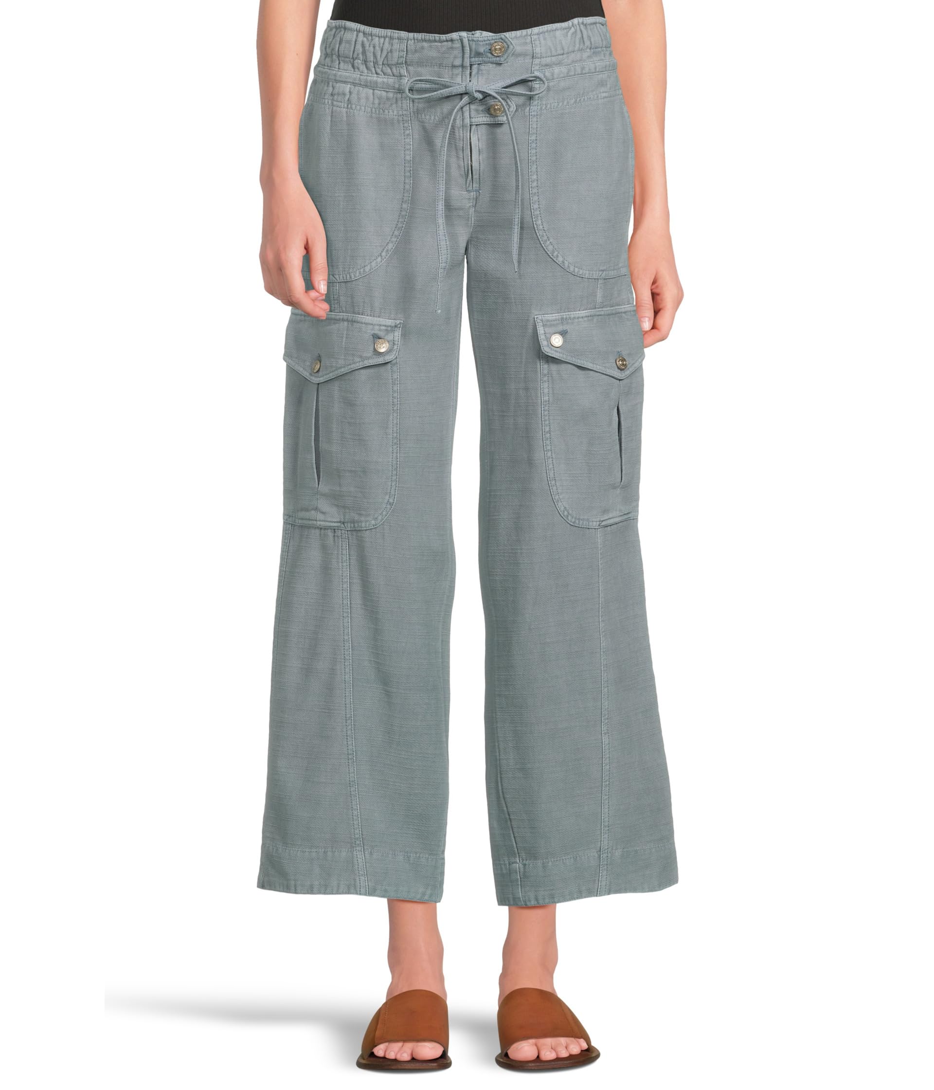 

Брюки Free People Park Ave Pants, цвет Autumn Sky