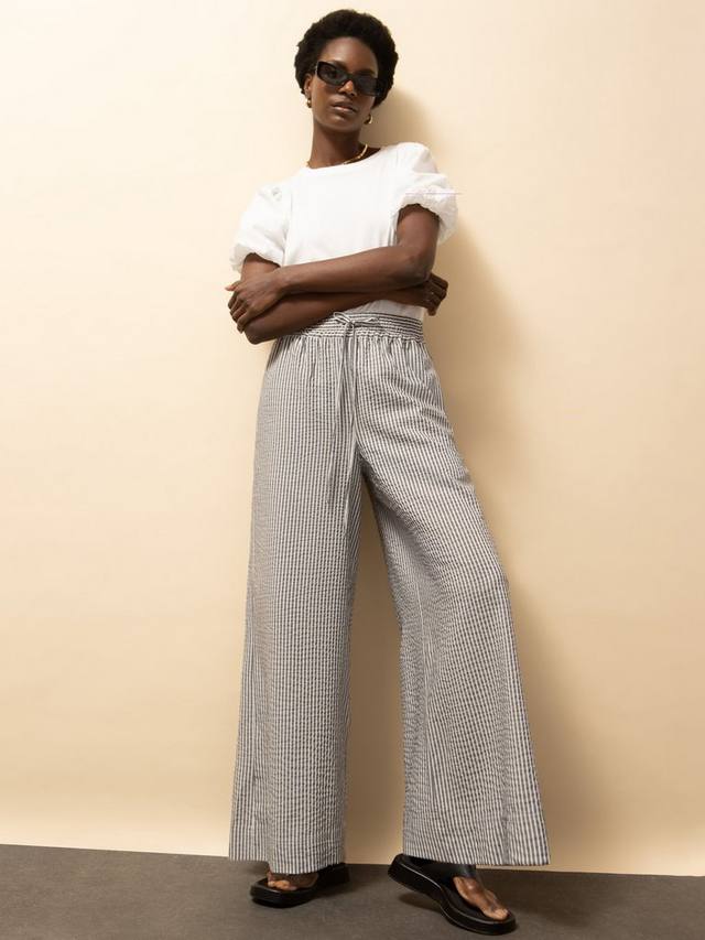 

Полосатые брюки Ro&Zo, Black/White