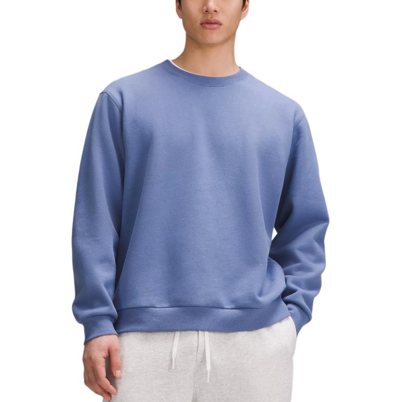 

Тяжелый флисовый свитшот Lululemon, синий