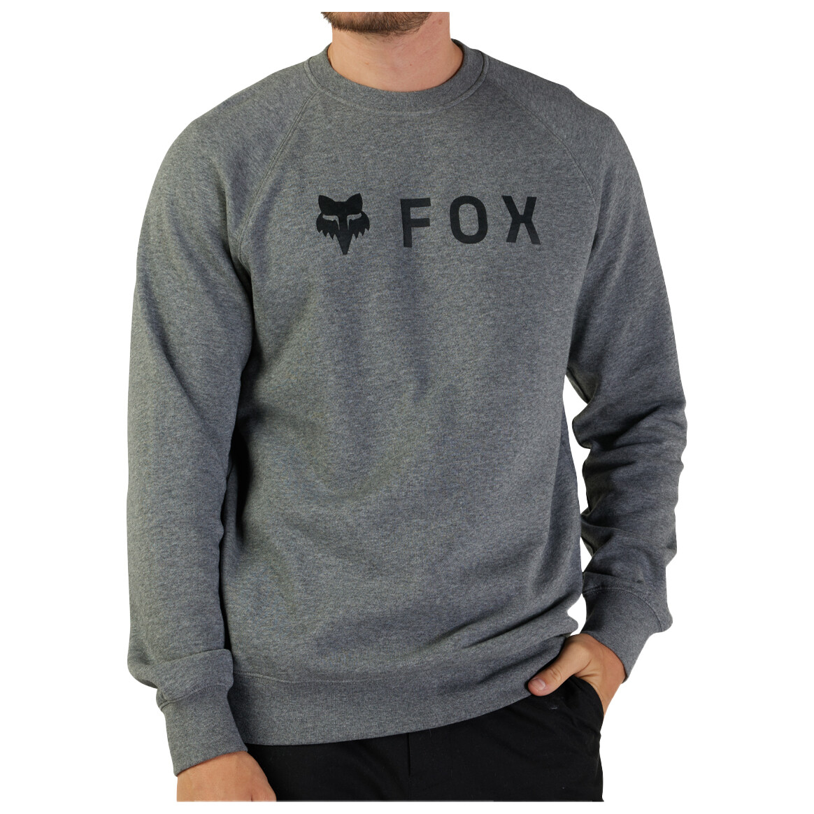 

Пуловер Fox Racing Absolute Fleece Crew Neck, цвет Heather Graphite