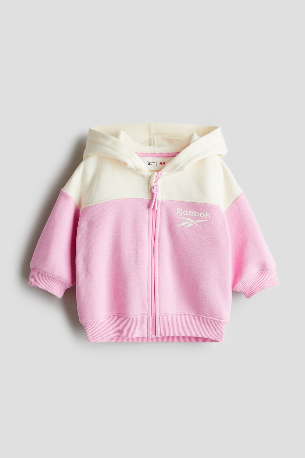 

Худи с колор-блоками H&M, розовый