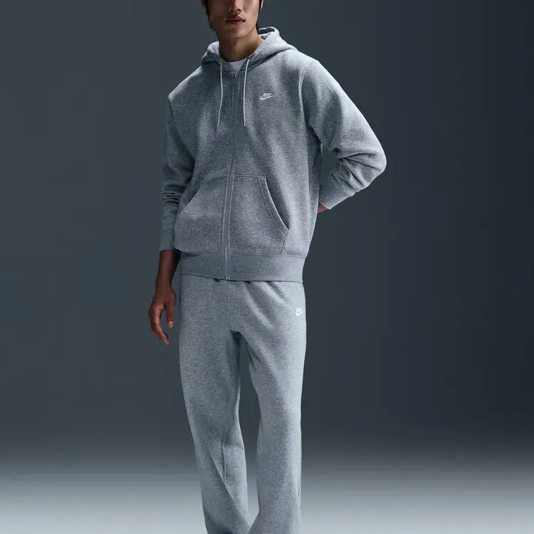Куртка Club AS M NK BB FZ мужская Nike, серый — фото 4