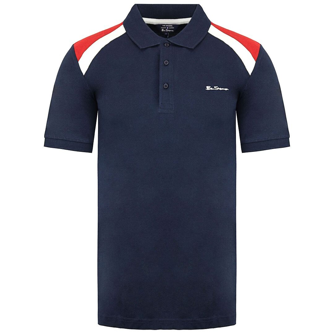 

Рубашка-Поло с логотипом Ben Sherman, синий