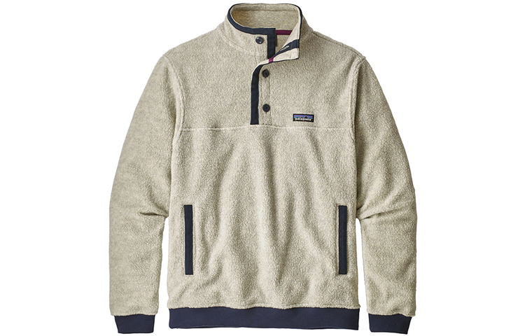 

Мужская толстовка с пуговицами из овчины Patagonia, Wavy Blue/WAVB