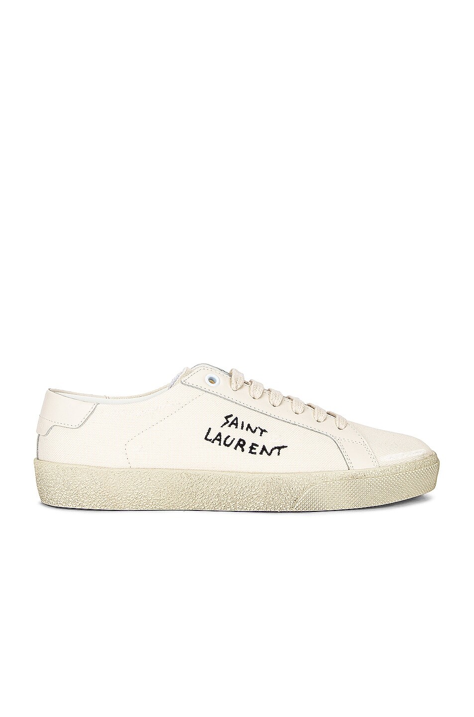 

Кроссовки Saint Laurent Embroidereds, цвет Panna
