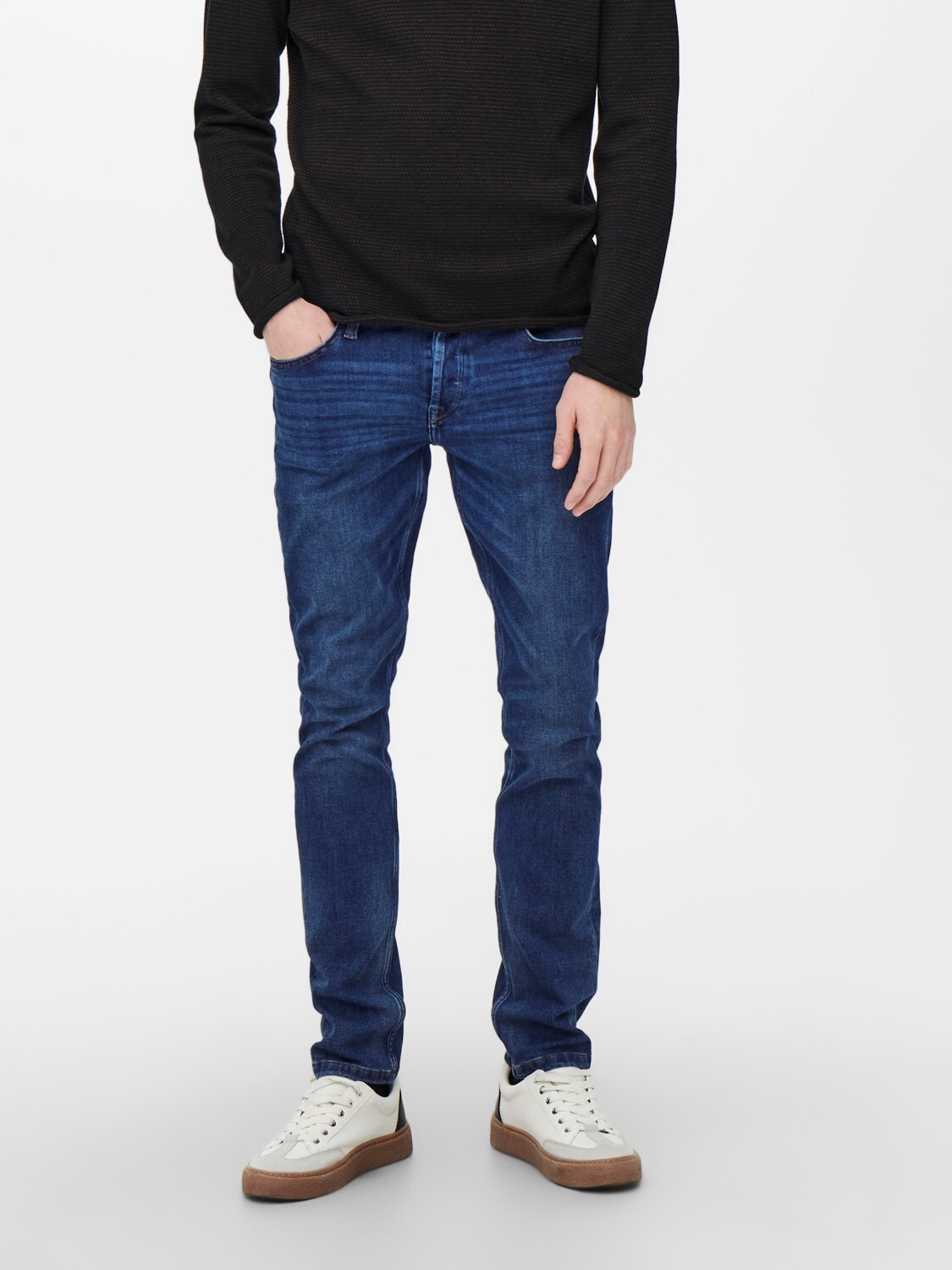 

Джинсы ONLY Slim Fit Basic Hose Denim Stretch Pants ONSLOOM, синий