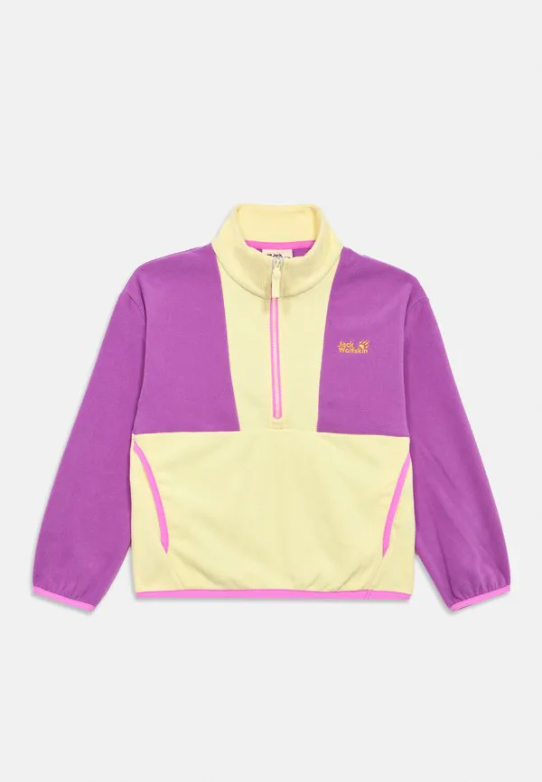 Флисовый джемпер colorblock цвета таунус Jack Wolfskin, Daisy