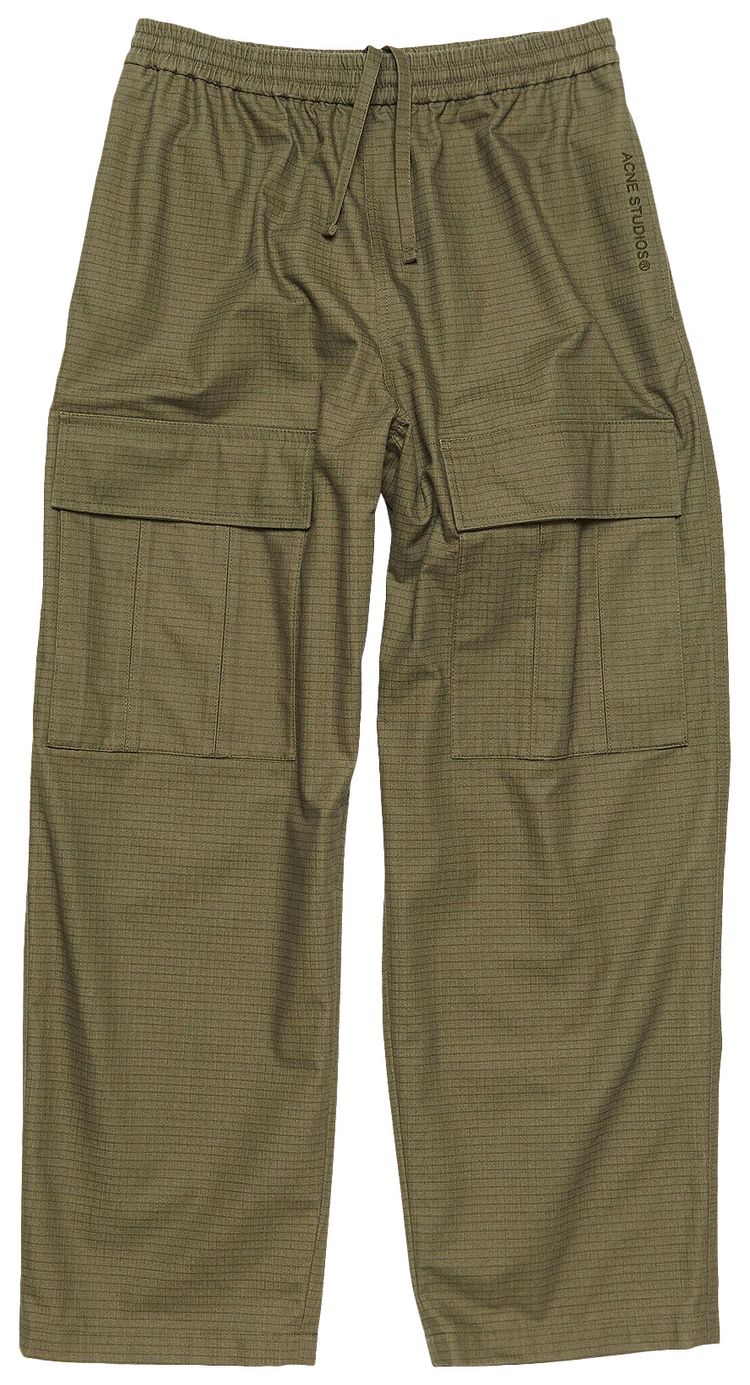 

Брюки Acne Studios Front Pockets Cargo Pants 'Green', зеленый