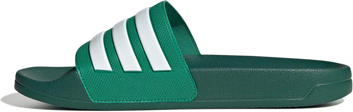 

Сланцы для душа adidas Adilette для взрослых унисекс, белый/зеленый