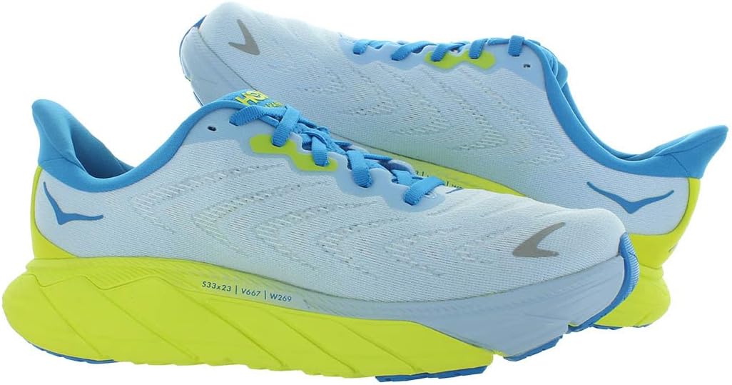 Беговые кроссовки Hoka One One Arahi 6 для мужчин, Ice Water/Evening Primrose — фото 4