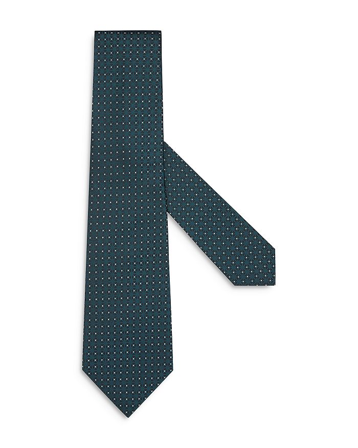 

Классический шелковый галстук ZEGNA, зеленый