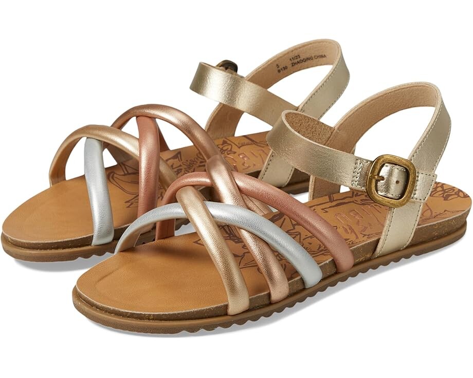 

Сандалии Blowfish Malibu Kids Michaela-K, цвет Soft Sands/Silver/Rose Gold