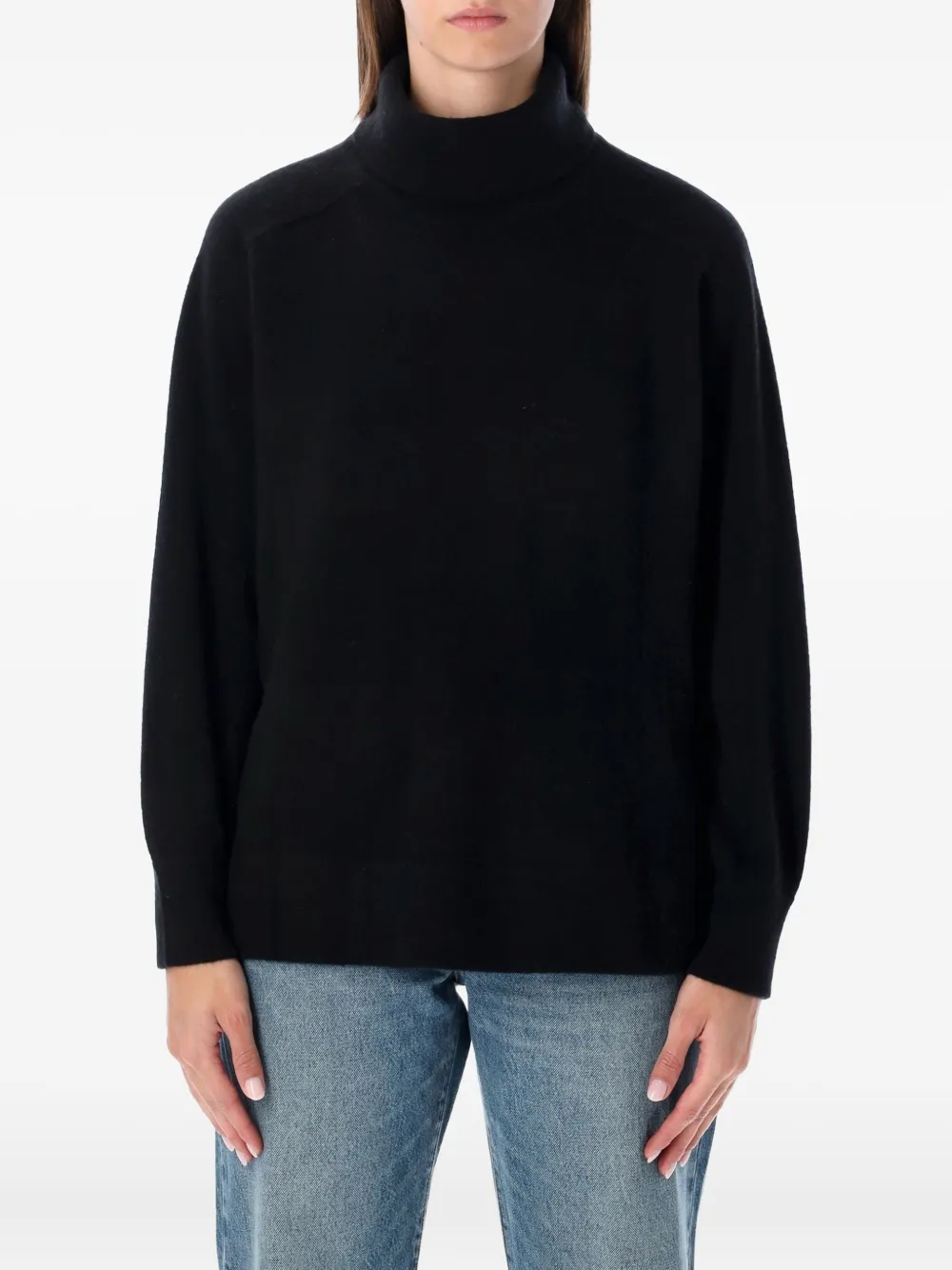 

Водолазка из трикотажа American Vintage, черный