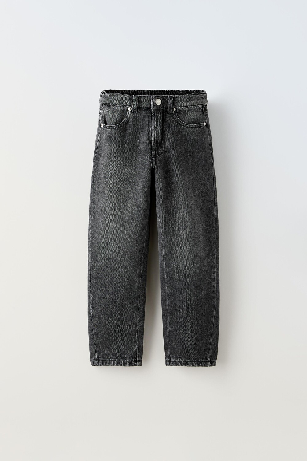 

Мешковатые джинсы ZARA, черный
