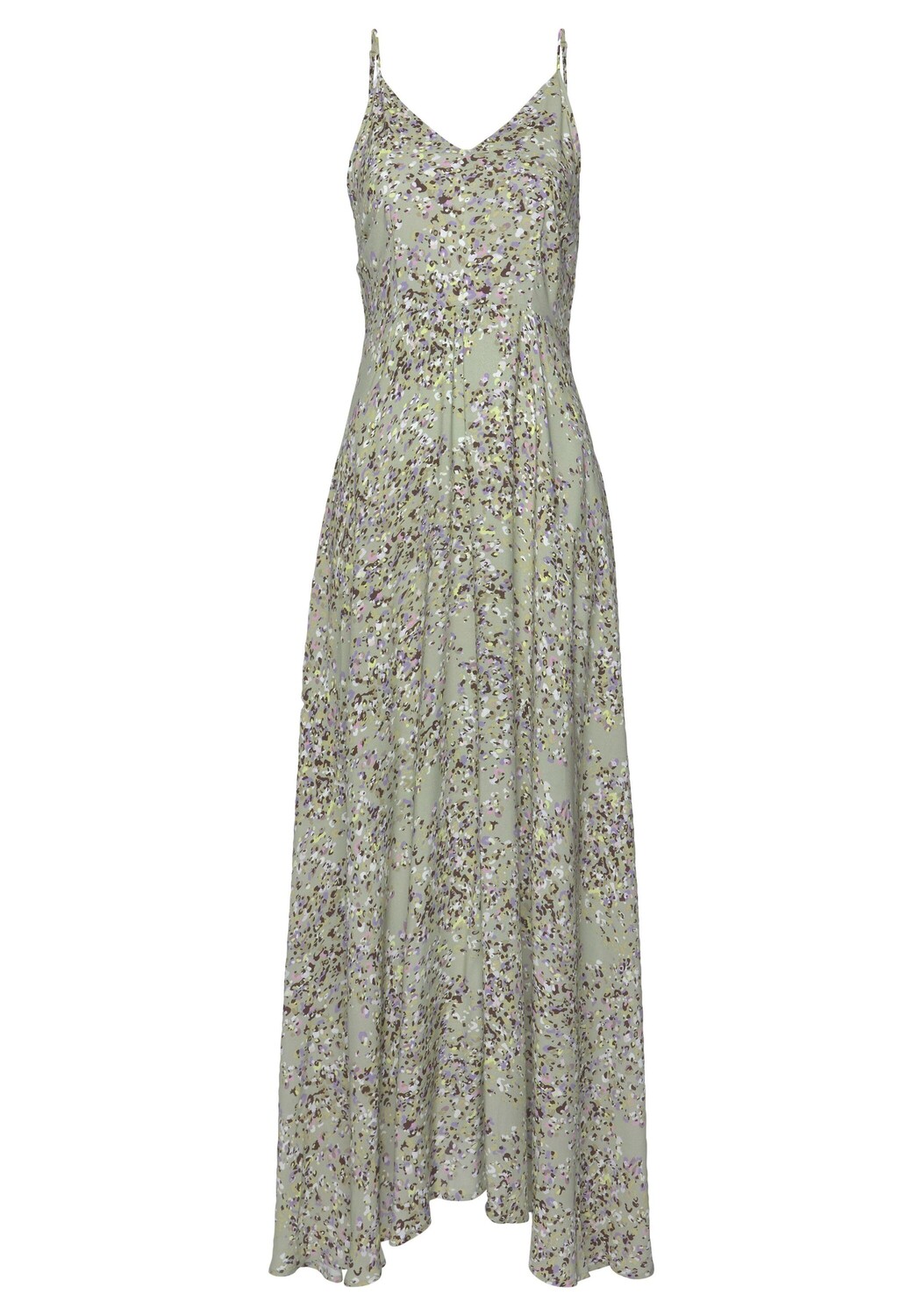

Платье LASCANA Maxi, цвет grün-lila-bedruckt