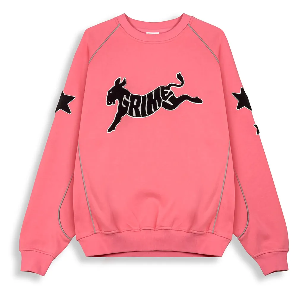 

Толстовка Grimey Tough Guys Vintage, розовый
