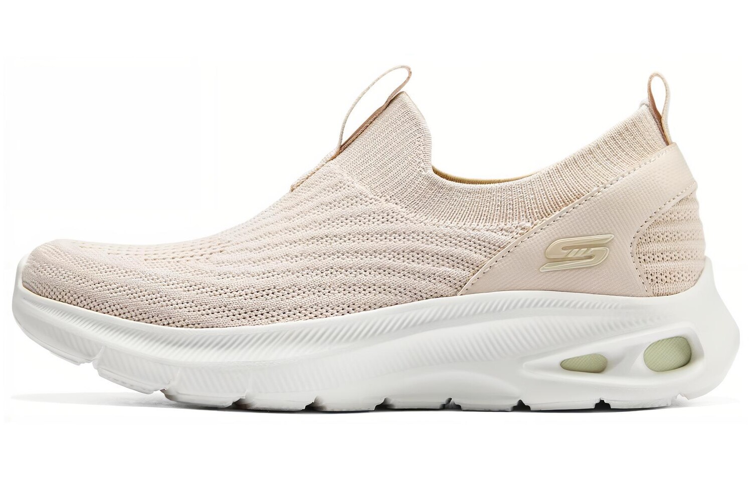 

Кроссовки женские низкие бежевые Skechers