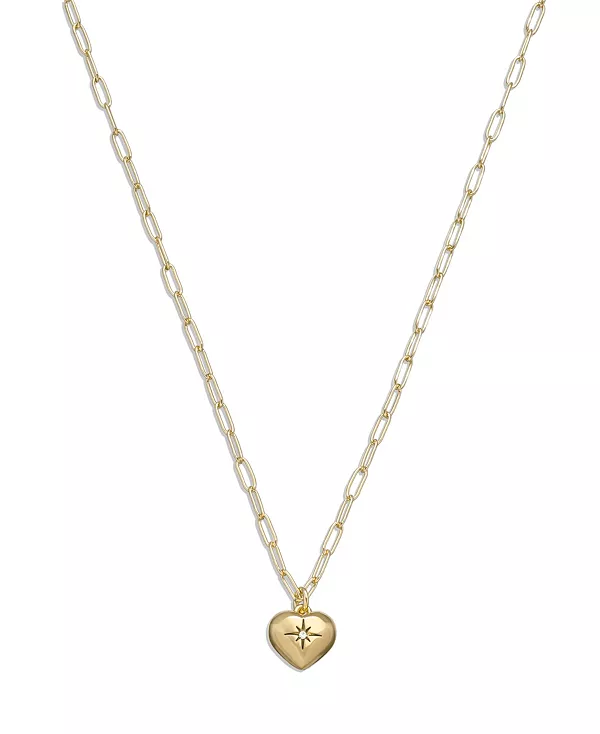 

Кулон в форме сердца из искусственного камня, ожерелье с мотивом сердца Coach, gold