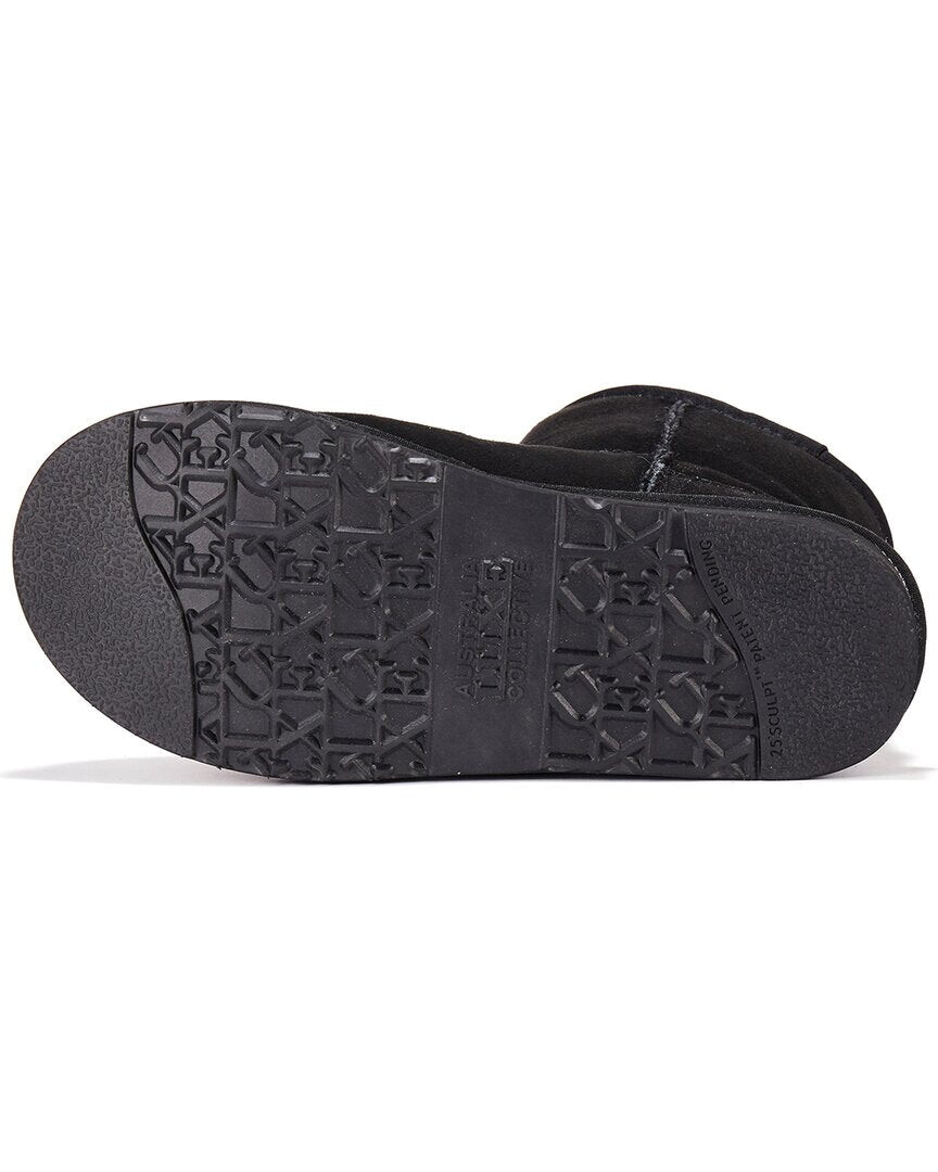 

Уютные короткие сапоги из овчины Australia Luxe Collective, черный