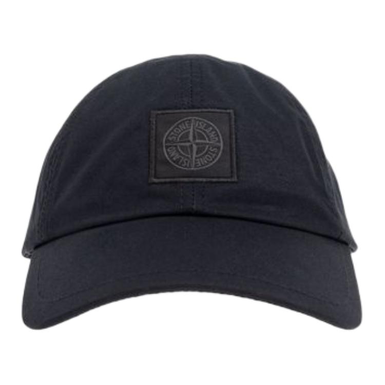 

STONE ISLAND Бейсболка с нашивкой логотипа, Black