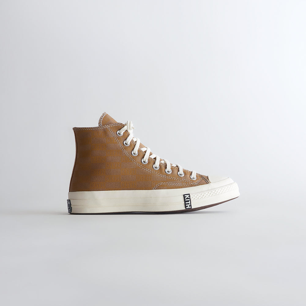 

Кроссовки Kith for Converse Chuck Taylor All Star 1970, цвет Tanin/Kelp/Egret