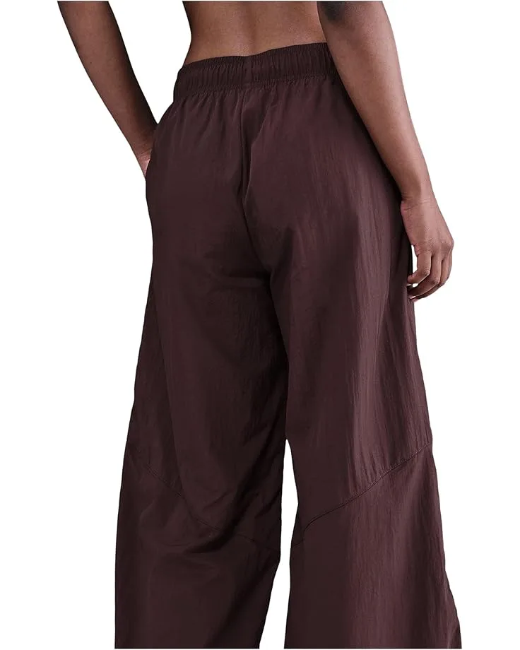 Брюки Nike Sportswear Wide Leg Woven Pants, Burgundy Crush/Burgundy Crush/Sail — фото 2