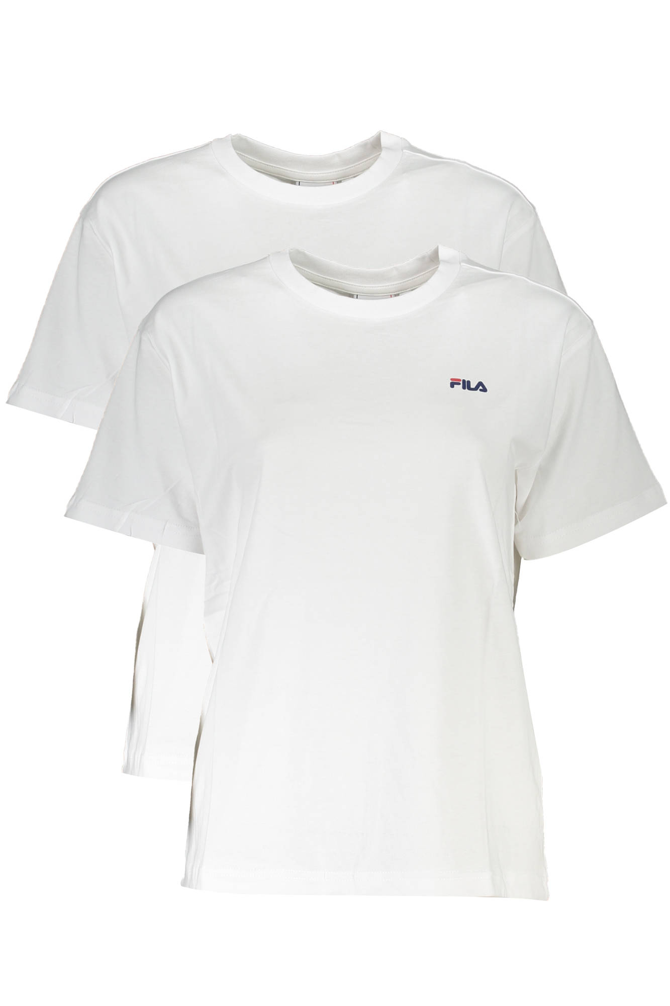 

Футболка женская Fila хлопковая базовая с логотипом 2 шт, белый