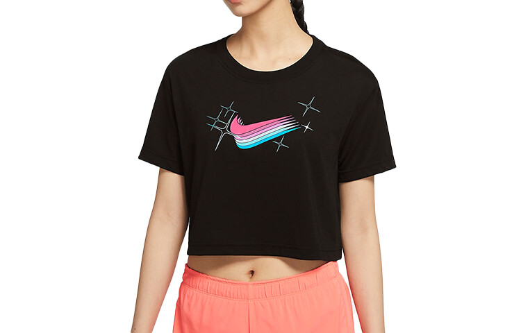 

Женский укороченный топ Nike, цвет Black